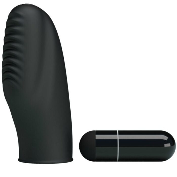 PRETTY LOVE - FLIRTATION DEDAL CON VIBRACIÓN STANFORD NEGRO - CandyHot - Foto 1