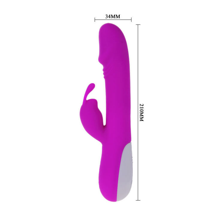 PRETTY LOVE - FLIRTATION VIBRADOR CON ESTIMULADOR CLITORIS ROBERT - CandyHot - Foto 4
