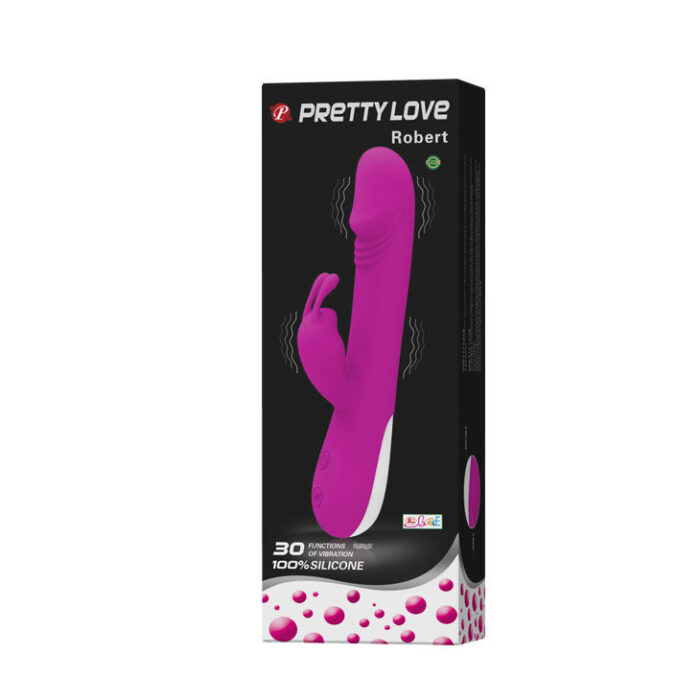 PRETTY LOVE - FLIRTATION VIBRADOR CON ESTIMULADOR CLITORIS ROBERT - CandyHot - Foto 6