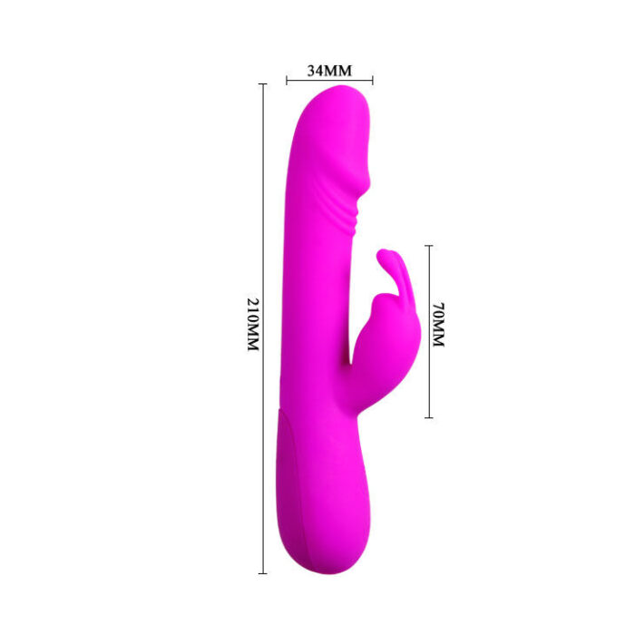 PRETTY LOVE - FLIRTATION VIBRADOR CON RABBIT CLEMENT - CandyHot - Foto 5