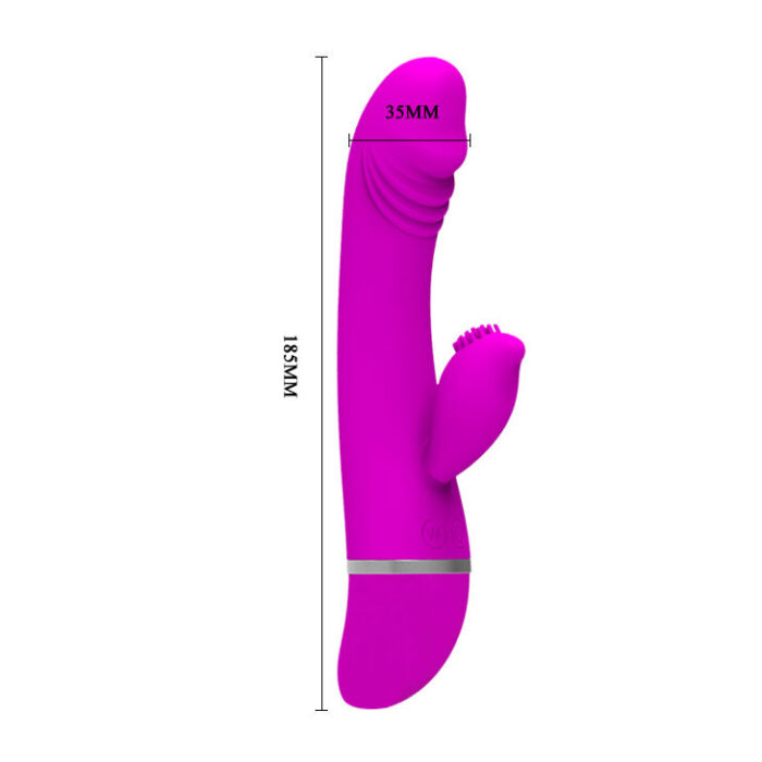 PRETTY LOVE - FLIRTATION VIBRADOR CON RABBIT DAVID - CandyHot - Foto 5