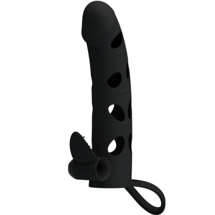 PRETTY LOVE - FUNDA SILICONA CON VIBRACIÓN 15.2 CM - CandyHot - Foto 1