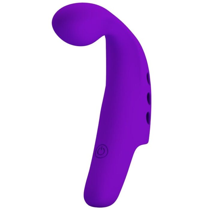 PRETTY LOVE - GORGON VIBRADOR DE DEDO RECARGABLE MORADO - CandyHot - Foto 1