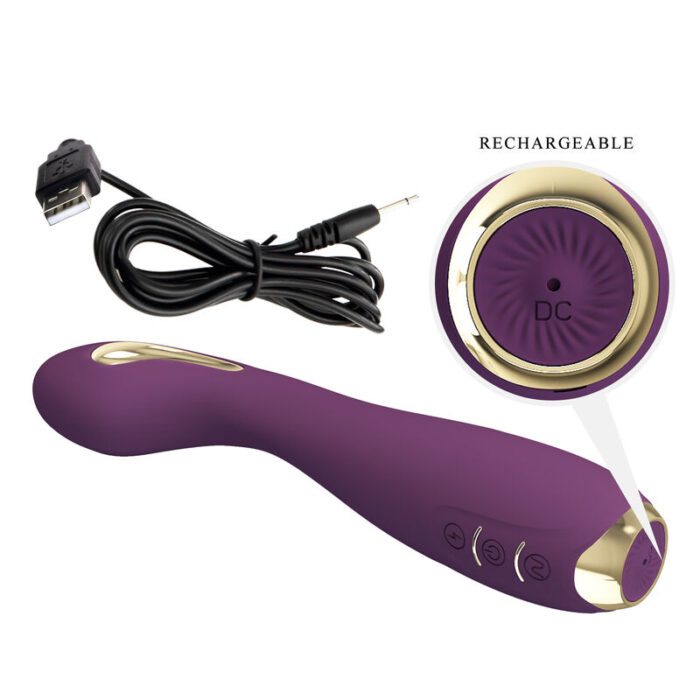 PRETTY LOVE - HECTOR VIBRADOR ELECTROSHOCK POR CONTROL POR APP LILA - CandyHot - Foto 5