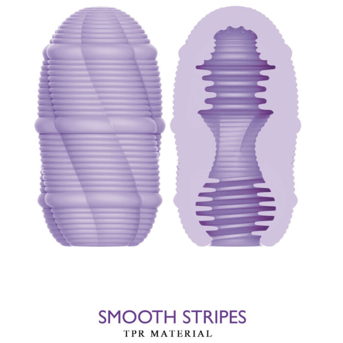 PRETTY LOVE - HUEVO MASTURBADOR SMOOTH STRIPES CUPID - CandyHot - Foto 4