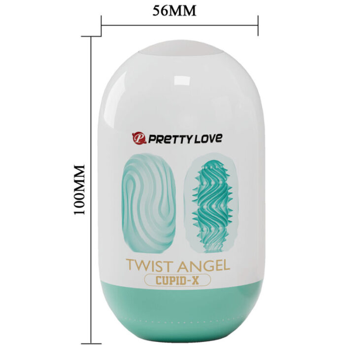 PRETTY LOVE - HUEVO MASTURBADOR TWIST ANGEL CUPID - CandyHot - Foto 4