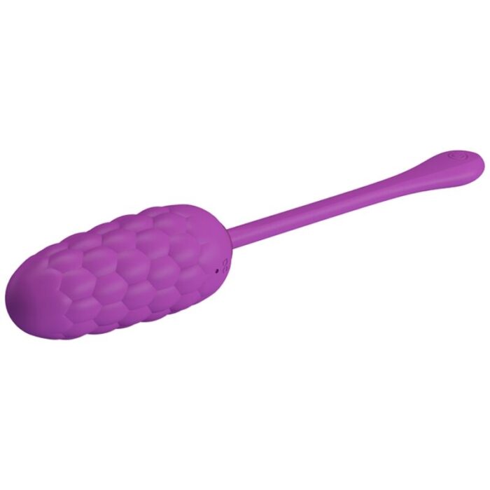 PRETTY LOVE - HUEVO VIBRADOR CON TEXTURA MARINA RECARGABLE MORADO - CandyHot - Foto 3