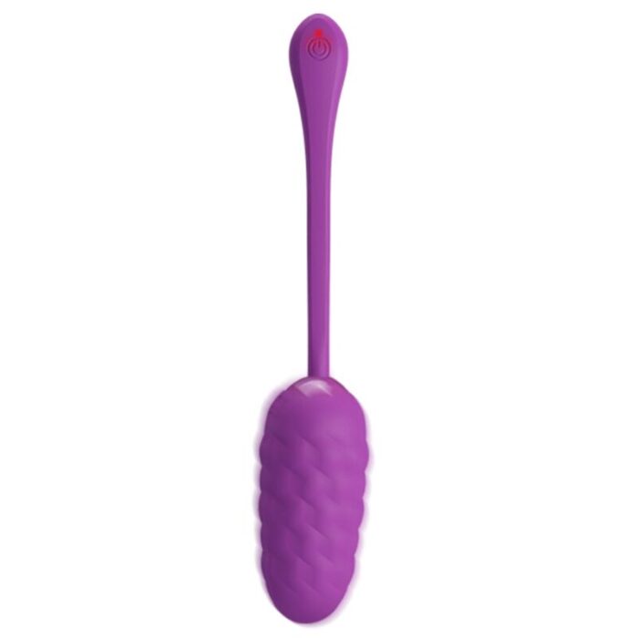 PRETTY LOVE - HUEVO VIBRADOR CON TEXTURA MARINA RECARGABLE MORADO - CandyHot - Foto 4