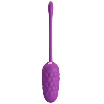 PRETTY LOVE - HUEVO VIBRADOR CON TEXTURA MARINA RECARGABLE MORADO - CandyHot - Foto 1
