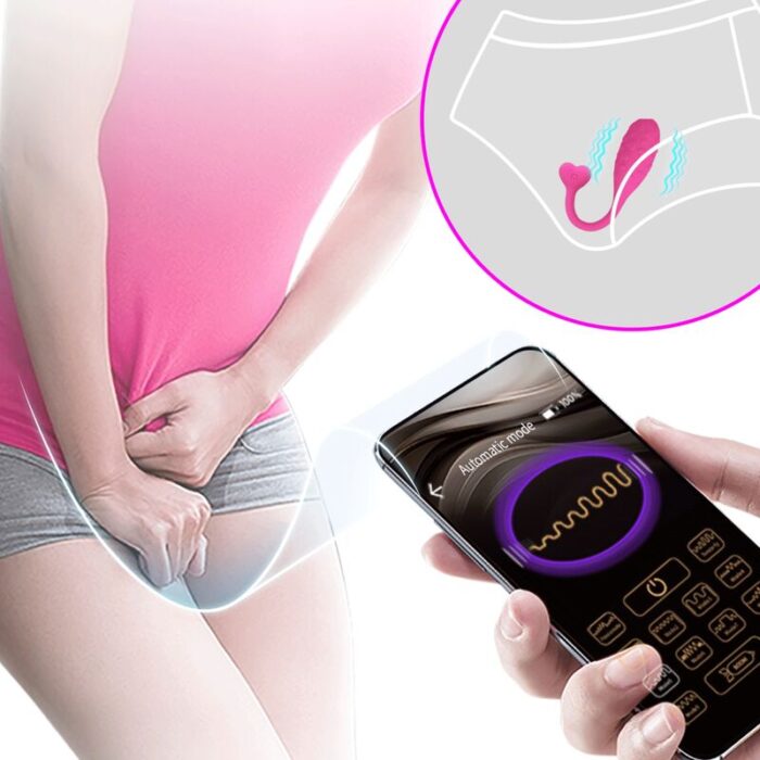PRETTY LOVE - HUEVO VIBRADOR PESCADOR ROSA CONTROLADO POR APP - CandyHot - Foto 6