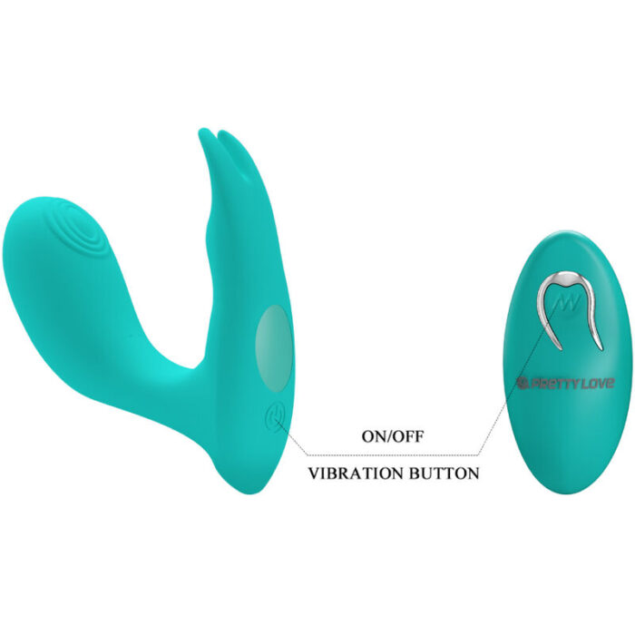 PRETTY LOVE - IDABELLE VIBRATION & PULSATION CONTROL REMOTO AZUL - CandyHot - Foto 6