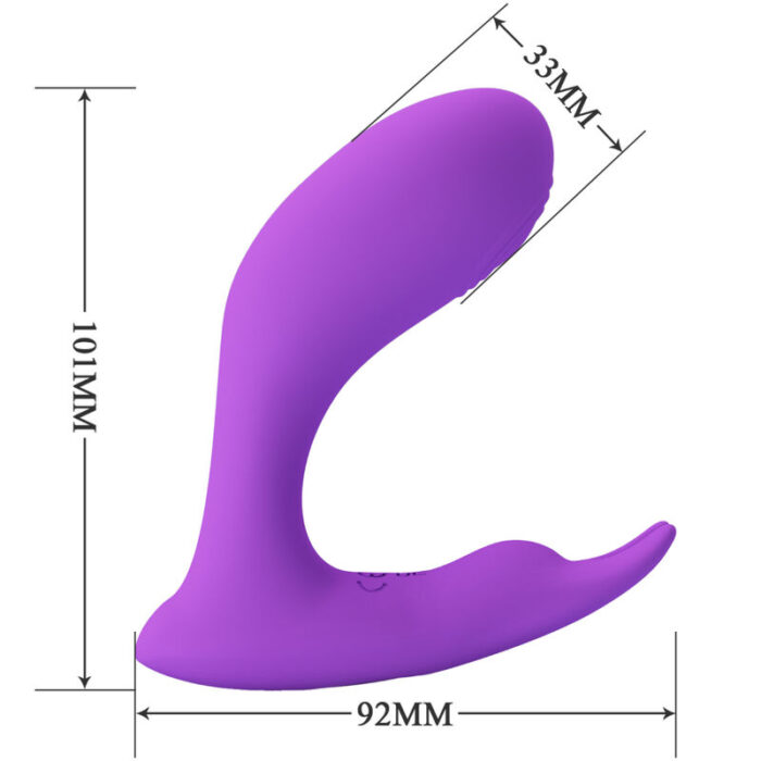 PRETTY LOVE - IDABELLE VIBRATION & PULSATION CONTROL REMOTO VIOLETA - CandyHot - Foto 4