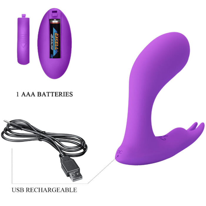PRETTY LOVE - IDABELLE VIBRATION & PULSATION CONTROL REMOTO VIOLETA - CandyHot - Foto 5