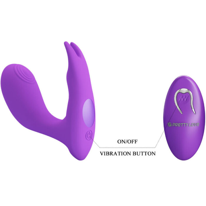 PRETTY LOVE - IDABELLE VIBRATION & PULSATION CONTROL REMOTO VIOLETA - CandyHot - Foto 6