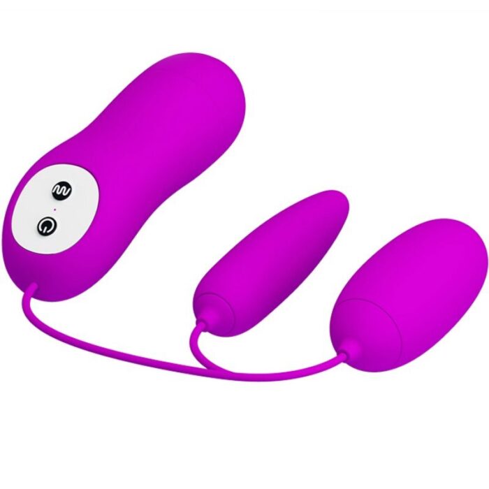 PRETTY LOVE - IRMA HUEVO VIBRADOR DOBLE - CandyHot - Foto 4