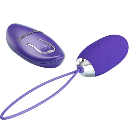 PRETTY LOVE - JENNY YOUTH HUEVO VIBRADOR CONTROL REMOTO VIOLETA - CandyHot - Foto 2