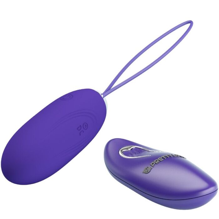 PRETTY LOVE - JENNY YOUTH HUEVO VIBRADOR CONTROL REMOTO VIOLETA - CandyHot - Foto 3