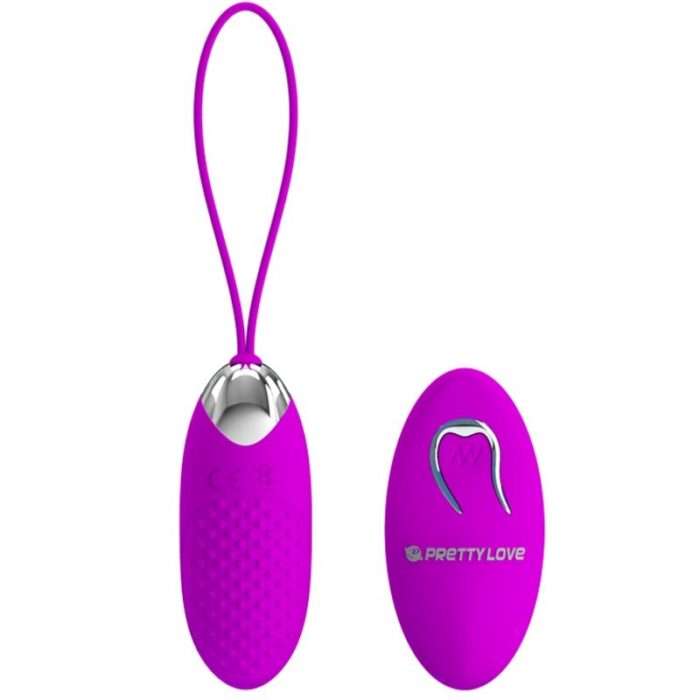 PRETTY LOVE - JOANNA HUEVO VIBRADOR CONTROL REMOTO 12 MODOS - CandyHot - Foto 2