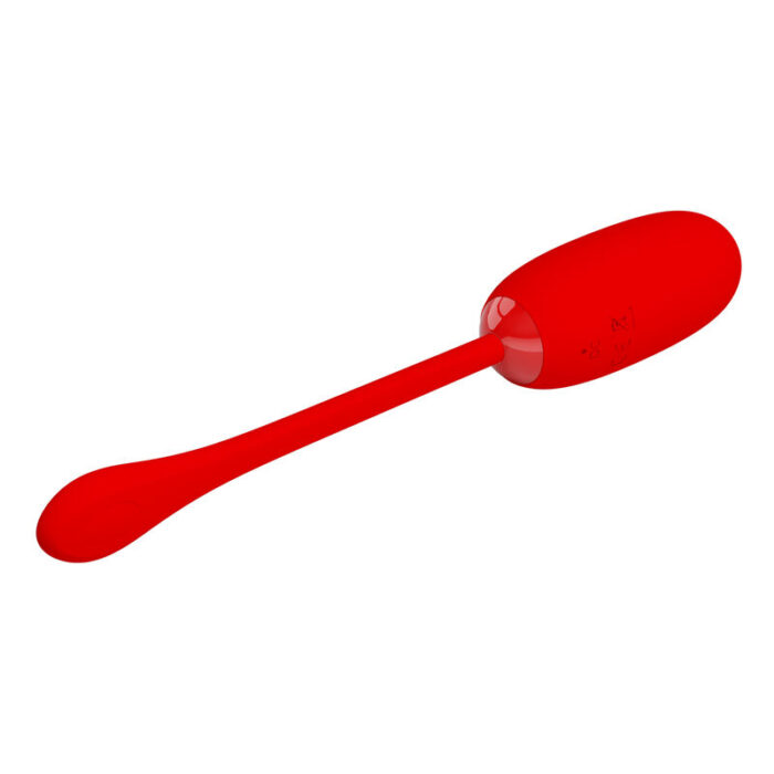 PRETTY LOVE - JULIUS HUEVO VIBRADOR IMPERMEBLE & RECARGABLE ROJO - CandyHot - Foto 5
