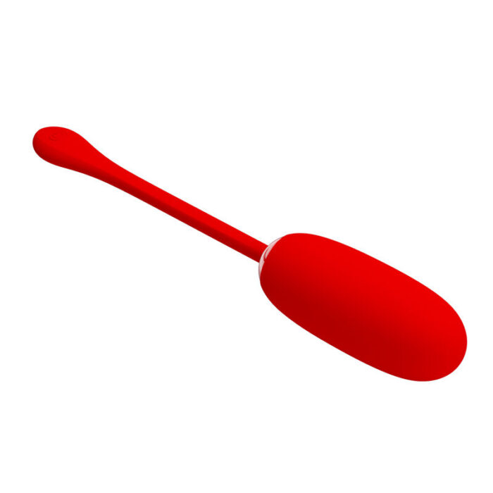 PRETTY LOVE - JULIUS HUEVO VIBRADOR IMPERMEBLE & RECARGABLE ROJO - CandyHot - Foto 1