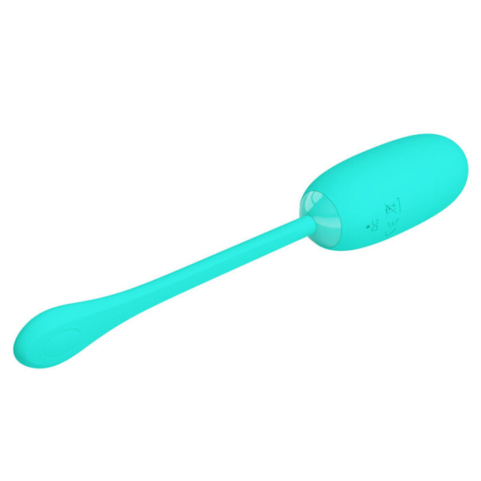 PRETTY LOVE - JULIUS HUEVO VIBRADOR IMPERMEBLE & RECARGABLE VERDE AGUA - CandyHot - Foto 5