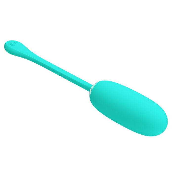 PRETTY LOVE - JULIUS HUEVO VIBRADOR IMPERMEBLE & RECARGABLE VERDE AGUA - CandyHot - Foto 1