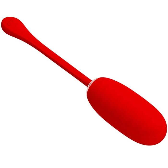 PRETTY LOVE - KIRK HUEVO VIBRADOR RECARGABLE ROJO - CandyHot - Foto 2