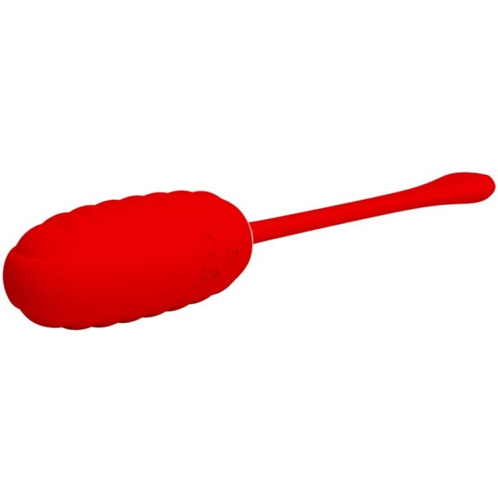 PRETTY LOVE - KIRK HUEVO VIBRADOR RECARGABLE ROJO - CandyHot - Foto 5