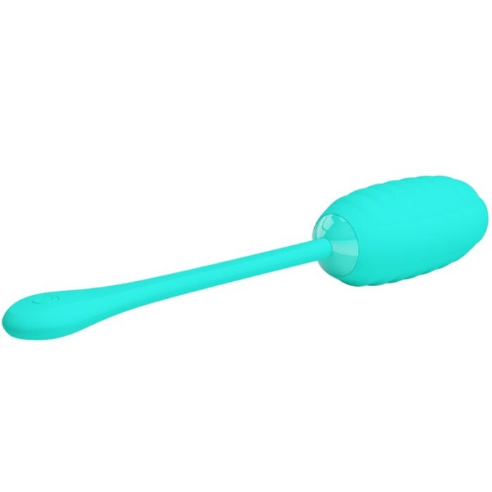 PRETTY LOVE - KIRK HUEVO VIBRADOR RECARGABLE VERDE AGUA - CandyHot - Foto 4