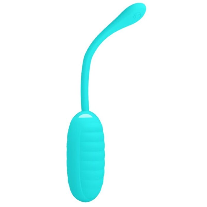 PRETTY LOVE - KIRK HUEVO VIBRADOR RECARGABLE VERDE CLARO - CandyHot - Foto 5