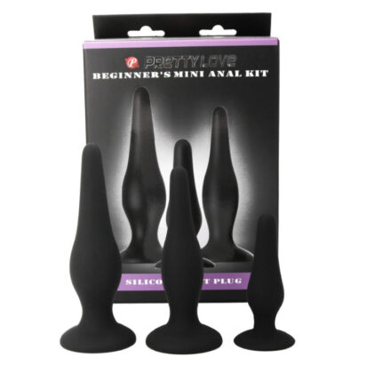PRETTY LOVE - KIT INICIACION ANAL PLUGS SILICONA - CandyHot - Foto 2