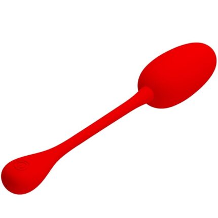 PRETTY LOVE - KNUCKER HUEVO VIBRADOR RECARGABLE ROJO - CandyHot - Foto 2