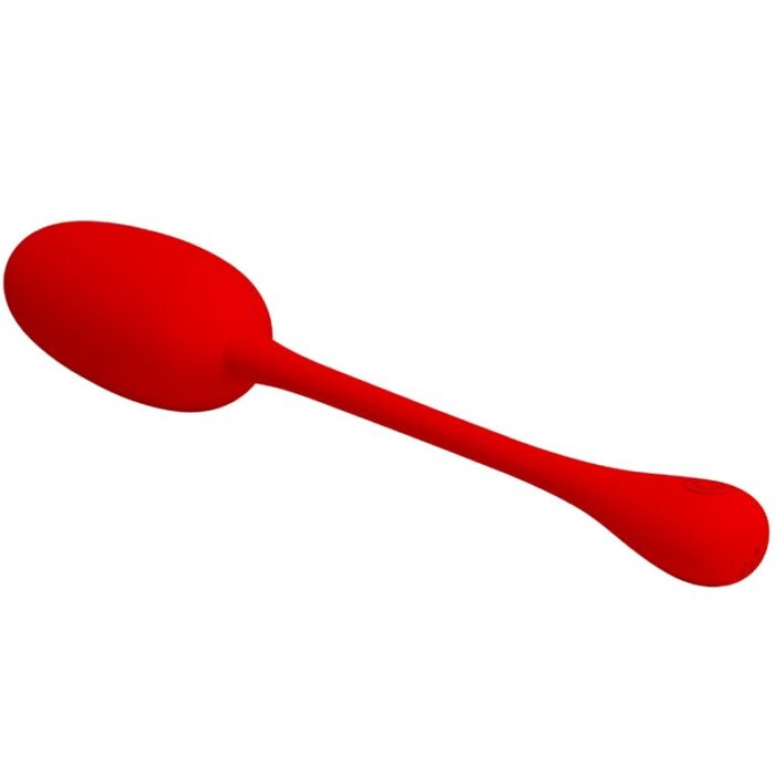 PRETTY LOVE - KNUCKER HUEVO VIBRADOR RECARGABLE ROJO - CandyHot - Foto 4