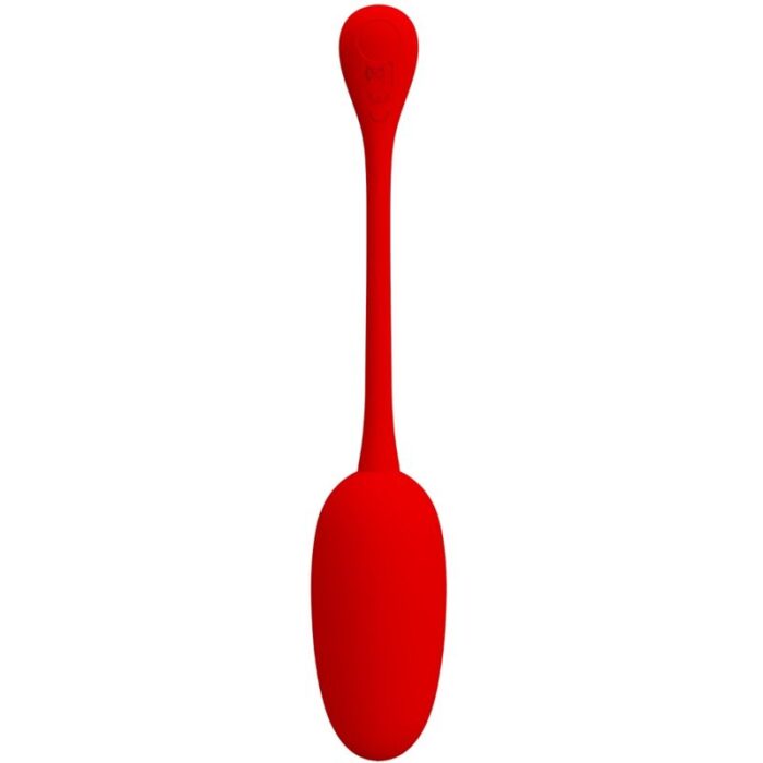 PRETTY LOVE - KNUCKER HUEVO VIBRADOR RECARGABLE ROJO - CandyHot - Foto 5