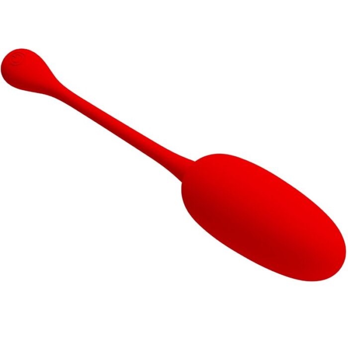 PRETTY LOVE - KNUCKER HUEVO VIBRADOR RECARGABLE ROJO - CandyHot - Foto 1