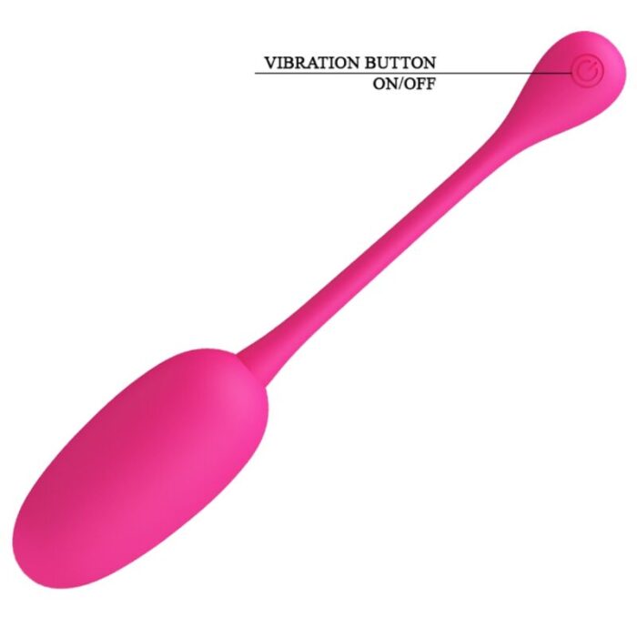 PRETTY LOVE - KNUCKER HUEVO VIBRADOR RECARGABLE ROSA - CandyHot - Foto 6