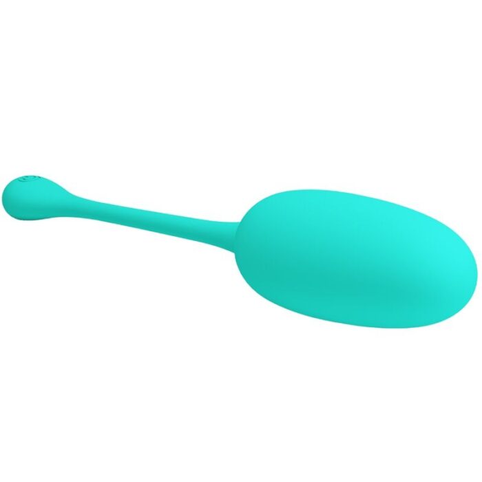 PRETTY LOVE - KNUCKER HUEVO VIBRADOR RECARGABLE VERDE AGUA - CandyHot - Foto 3