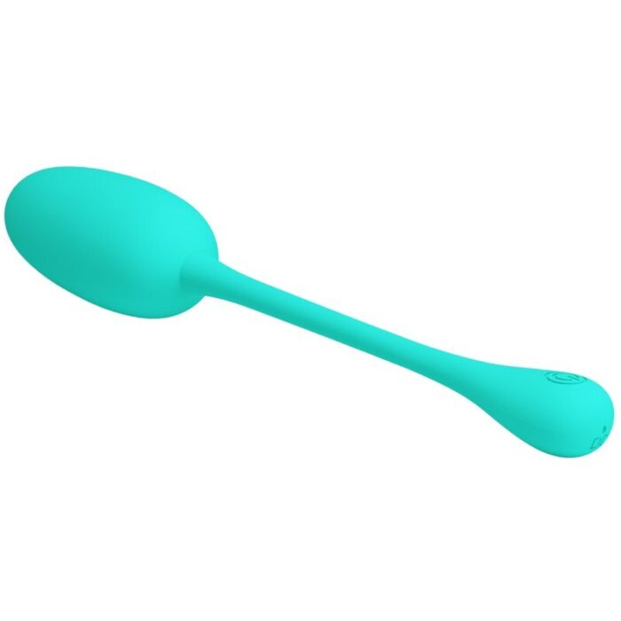PRETTY LOVE - KNUCKER HUEVO VIBRADOR RECARGABLE VERDE AGUA - CandyHot - Foto 4