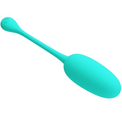PRETTY LOVE - KNUCKER HUEVO VIBRADOR RECARGABLE VERDE AGUA - CandyHot - Foto 1