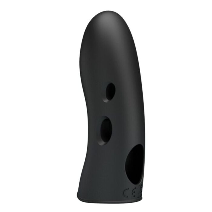 PRETTY LOVE - MARICO FUNDA DE DEDO ELECTRO-ESTUMILADOR NEGRO - CandyHot - Foto 4