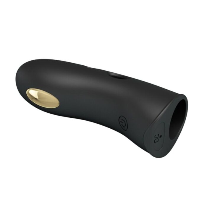 PRETTY LOVE - MARICO FUNDA DE DEDO ELECTRO-ESTUMILADOR NEGRO - CandyHot - Foto 5