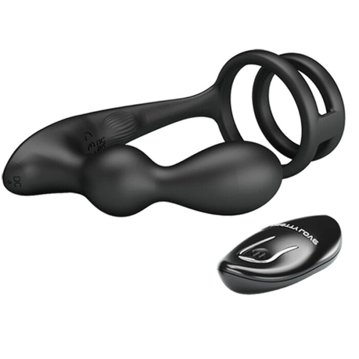 PRETTY LOVE - MARSHALL ANILLO PARA PENE + PLUG ANAL VIBRATORIO & CONTROL REMOTO - CandyHot - Foto 4
