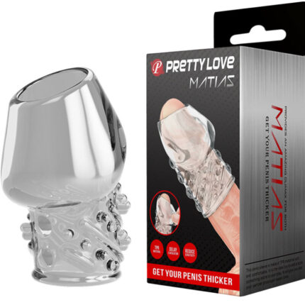 PRETTY LOVE - MATIAS ENGROSADOR PENE TRANSPARENTE - CandyHot - Foto 1