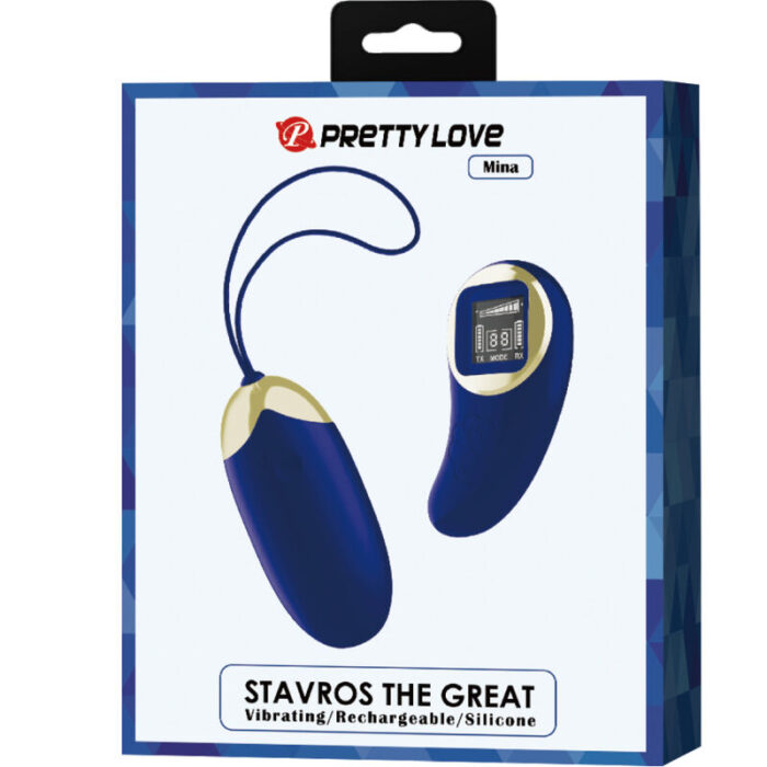 PRETTY LOVE - MINA HUEVO VIBRADOR CONTROL REMOTO AZUL - CandyHot - Foto 6