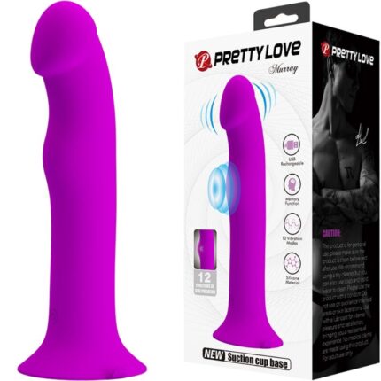 PRETTY LOVE - MURRAY VIBRADOR Y ESTIMULADOR PUNTO G MORADO - CandyHot - Foto 1