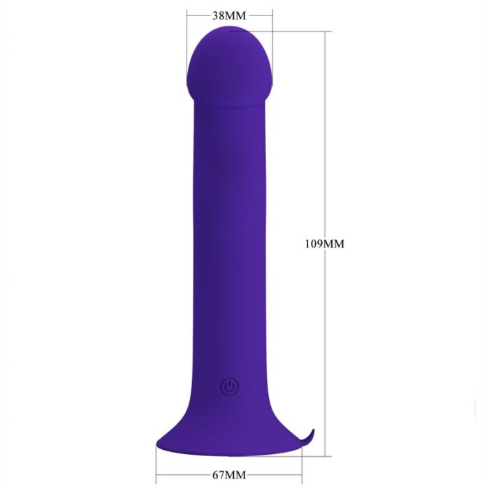 PRETTY LOVE - MURRAY YOUTH DILDO VIBRADOR & RECARGABLE VIOLETA - CandyHot - Foto 4