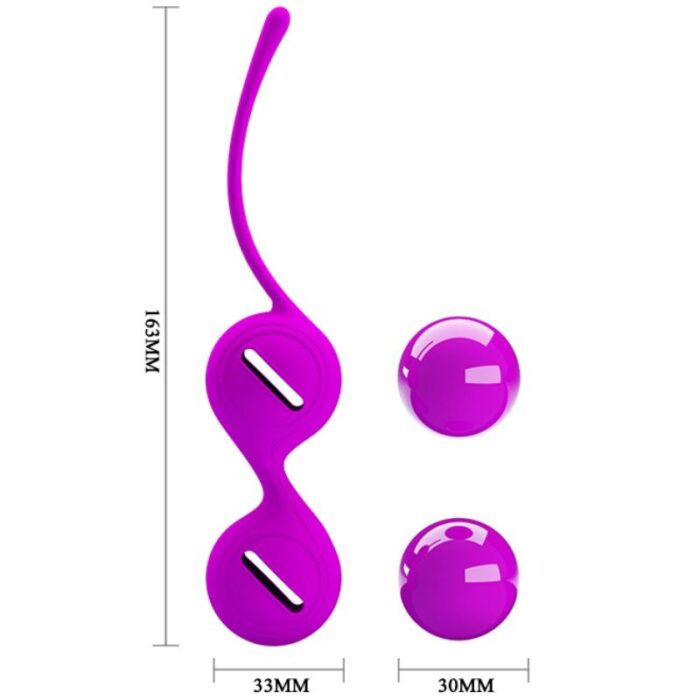 PRETTY LOVE - ORGASMIC BALLS KEGEL TIGHTEN UP I LILA - CandyHot - Foto 4