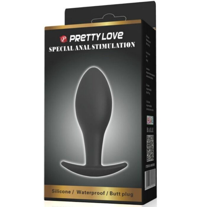 PRETTY LOVE - PLUG ANAL SILICONA ANCLA 8.5 CM NEGRO - CandyHot - Foto 6