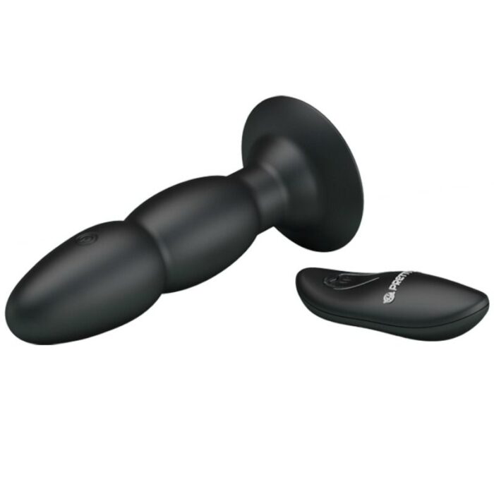PRETTY LOVE - PLUG VIBRADOR Y ROTACIÓN POR CONTROL REMOTO - CandyHot - Foto 2