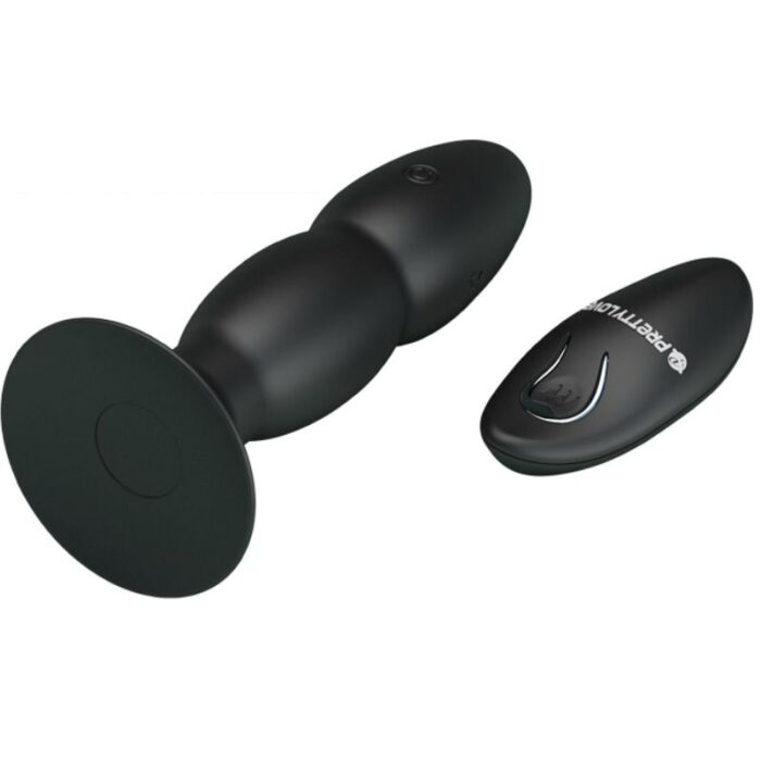 PRETTY LOVE - PLUG VIBRADOR Y ROTACIÓN POR CONTROL REMOTO - CandyHot - Foto 4